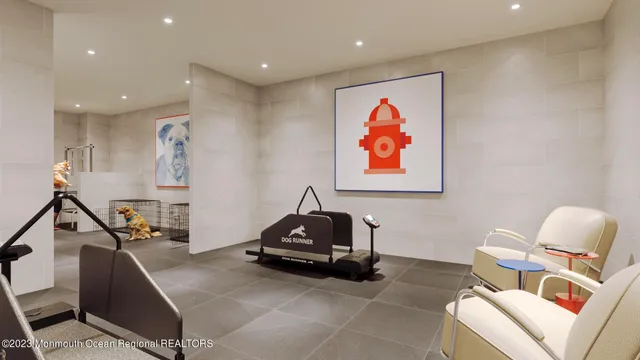 a view of a bathroom with shower and toilet