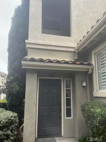 a view of a building with entryway