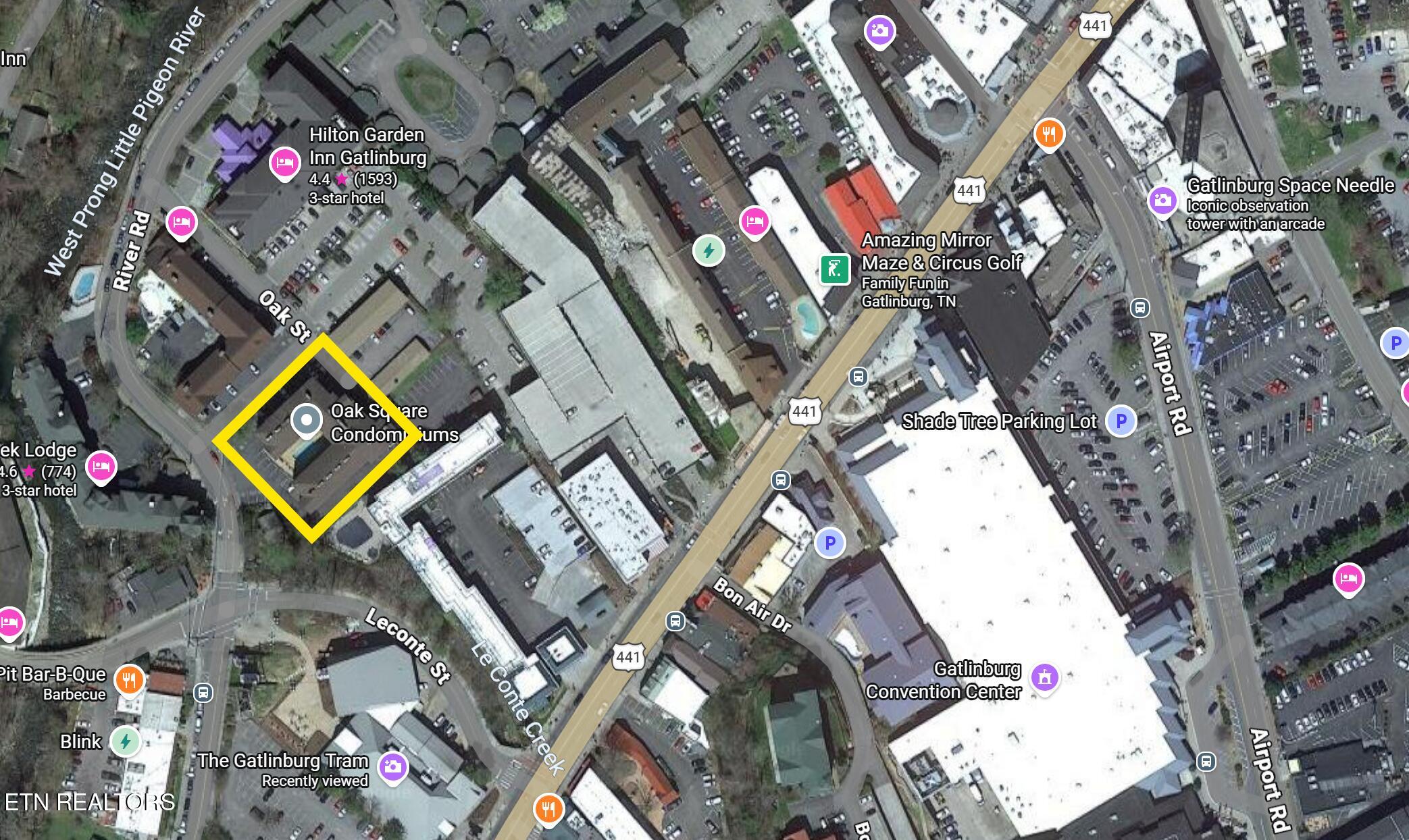 685 River Road, Unit 306 Gatlinburg, TN 37738 - Photo 32 of 33 Oak Square - CLose Zoom Highlight