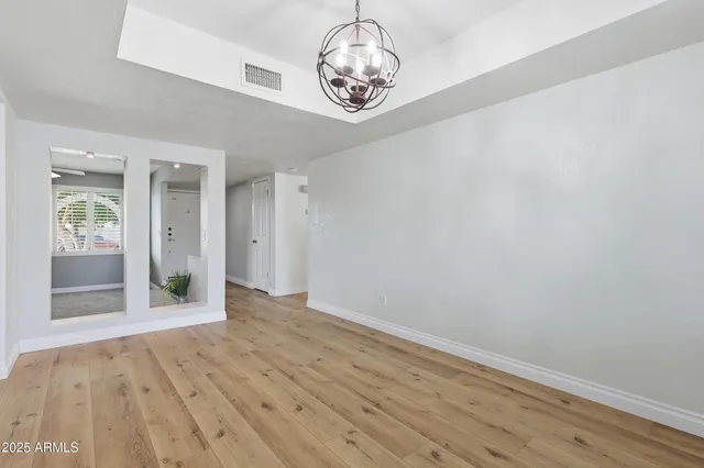 wooden floor in a empty room
