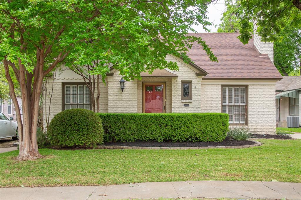 3320 Cockrell Avenue Fort Worth, TX 76109 - Photo 1 of 1 a front view of a house with a garden