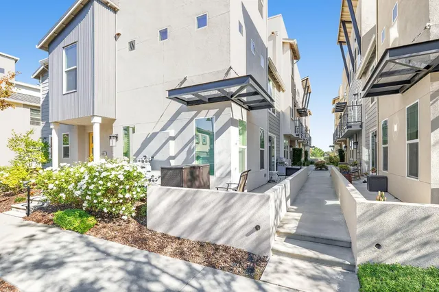 a view of a building with many windows