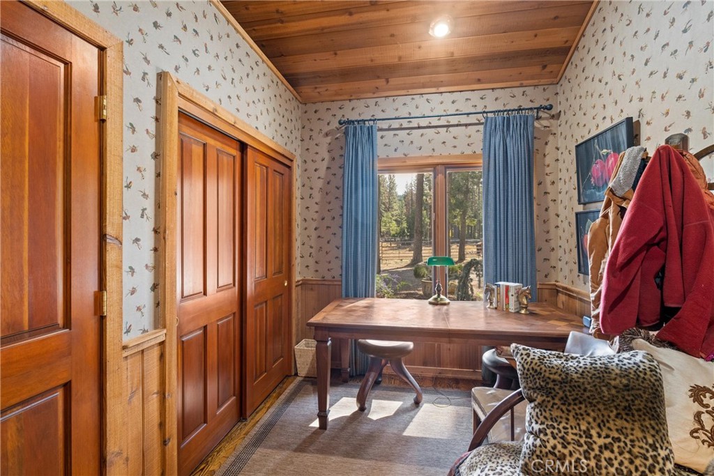 7501 Maddrill Lane Butte Meadows, CA 95942 - Photo 23 of 70 a view of a dining room with furniture window and outside view
