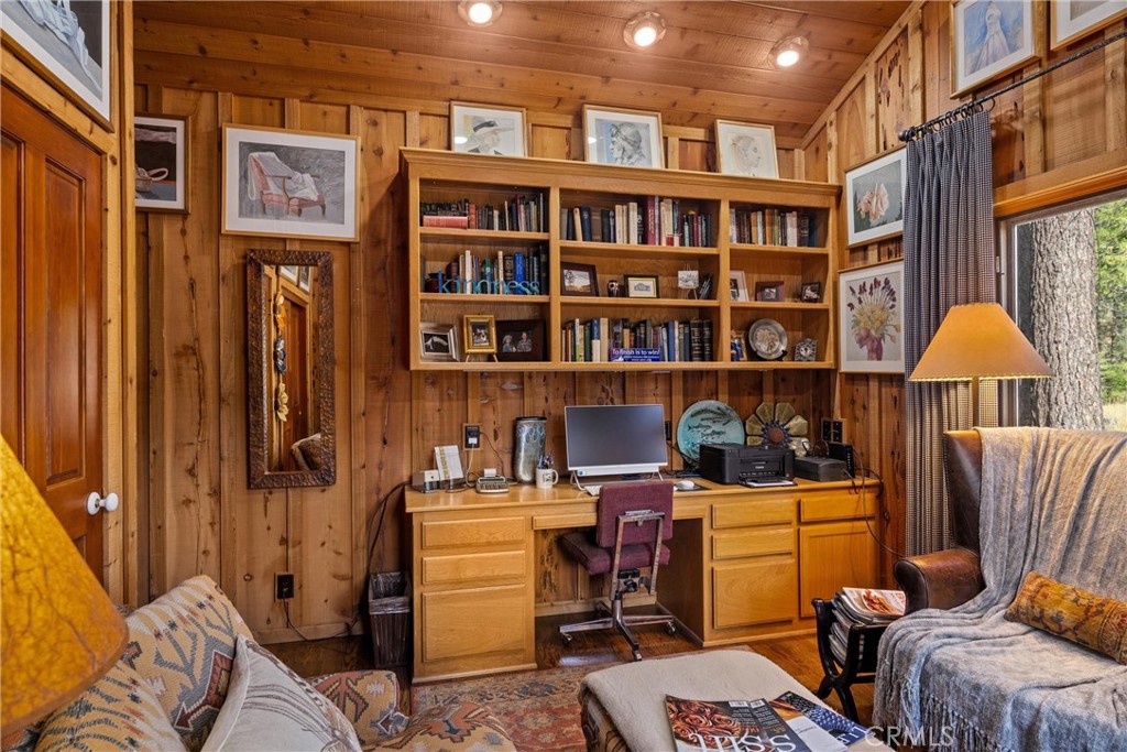 7501 Maddrill Lane Butte Meadows, CA 95942 - Photo 26 of 70 a view of a workspace with furniture and toys