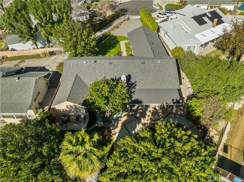 9916 Bothwell Road Northridge, CA 91324 - Photo 41 of 41 an aerial view of a house with a yard