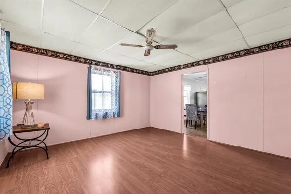 a view of livingroom with hardwood floor and window