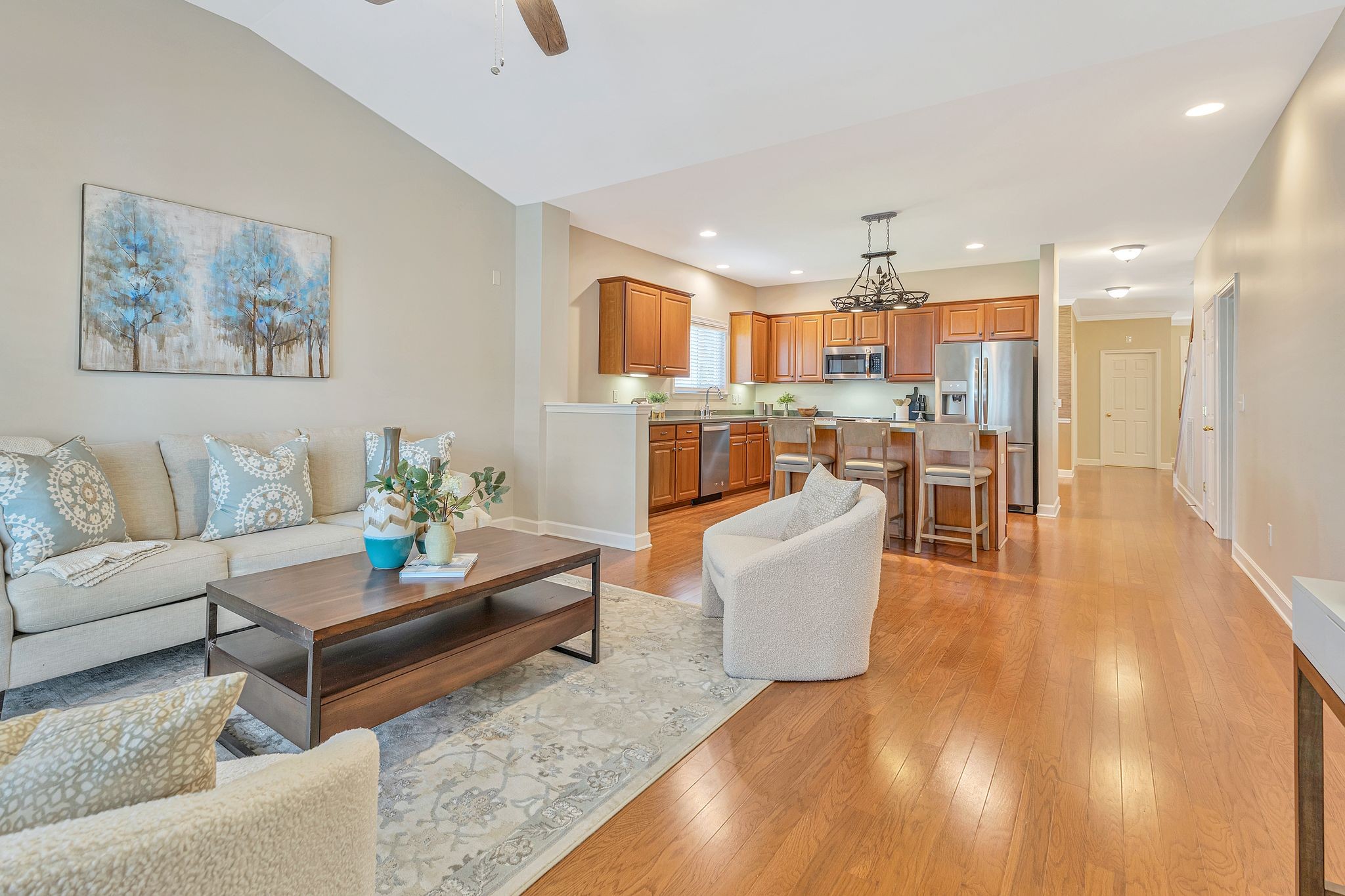 1311 Decatur Circle Franklin, TN 37067 - Photo 11 of 38 a living room with furniture and a wooden floor