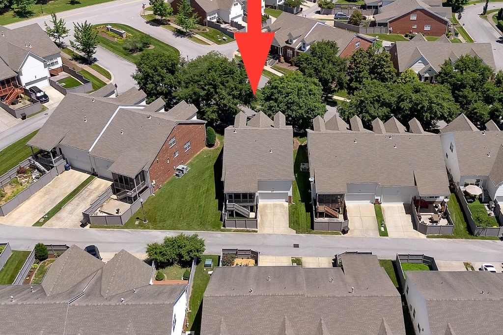 1311 Decatur Circle Franklin, TN 37067 - Photo 37 of 38 an aerial view of multiple houses with outdoor space