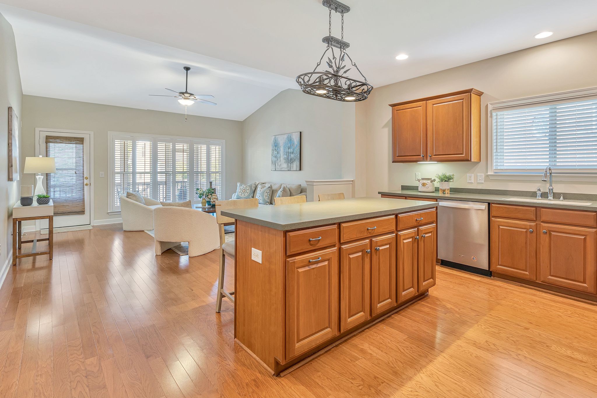 1311 Decatur Circle Franklin, TN 37067 - Photo 9 of 38 a spacious bathroom with a sink a large mirror and vanity
