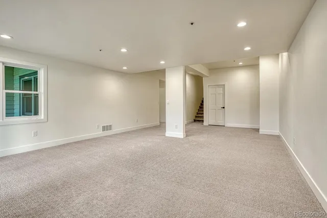 a view of an empty room