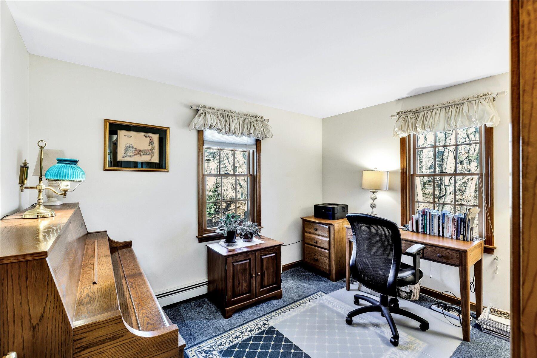 14 Fallon Road Eastham, MA 02642 - Photo 17 of 27 a view of a workspace with furniture and a window