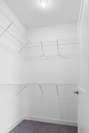 a view of a closet