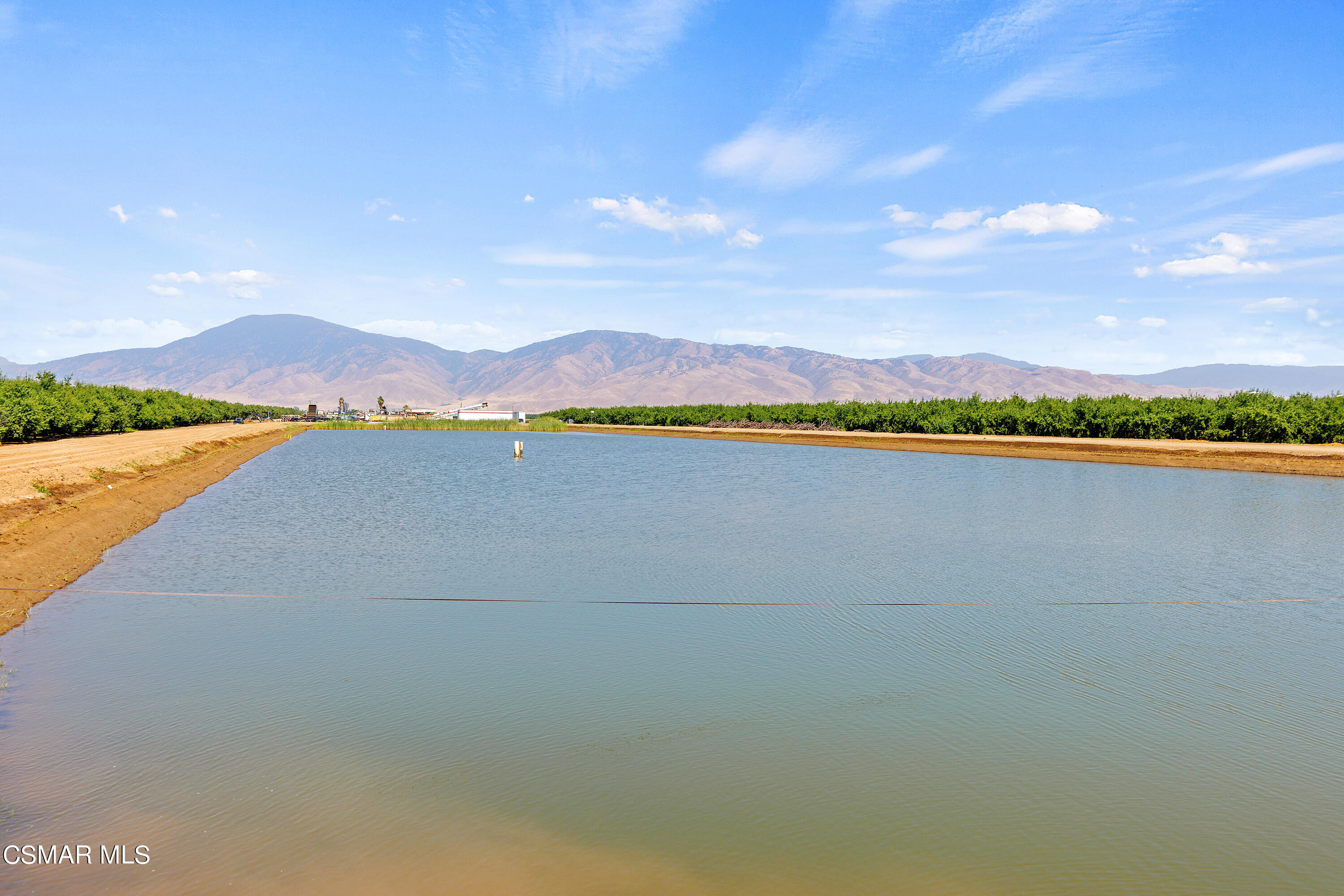 a view of an lake and a mountain