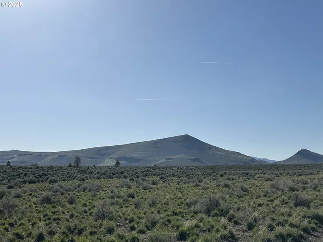 a view of a city with a mountain in the background