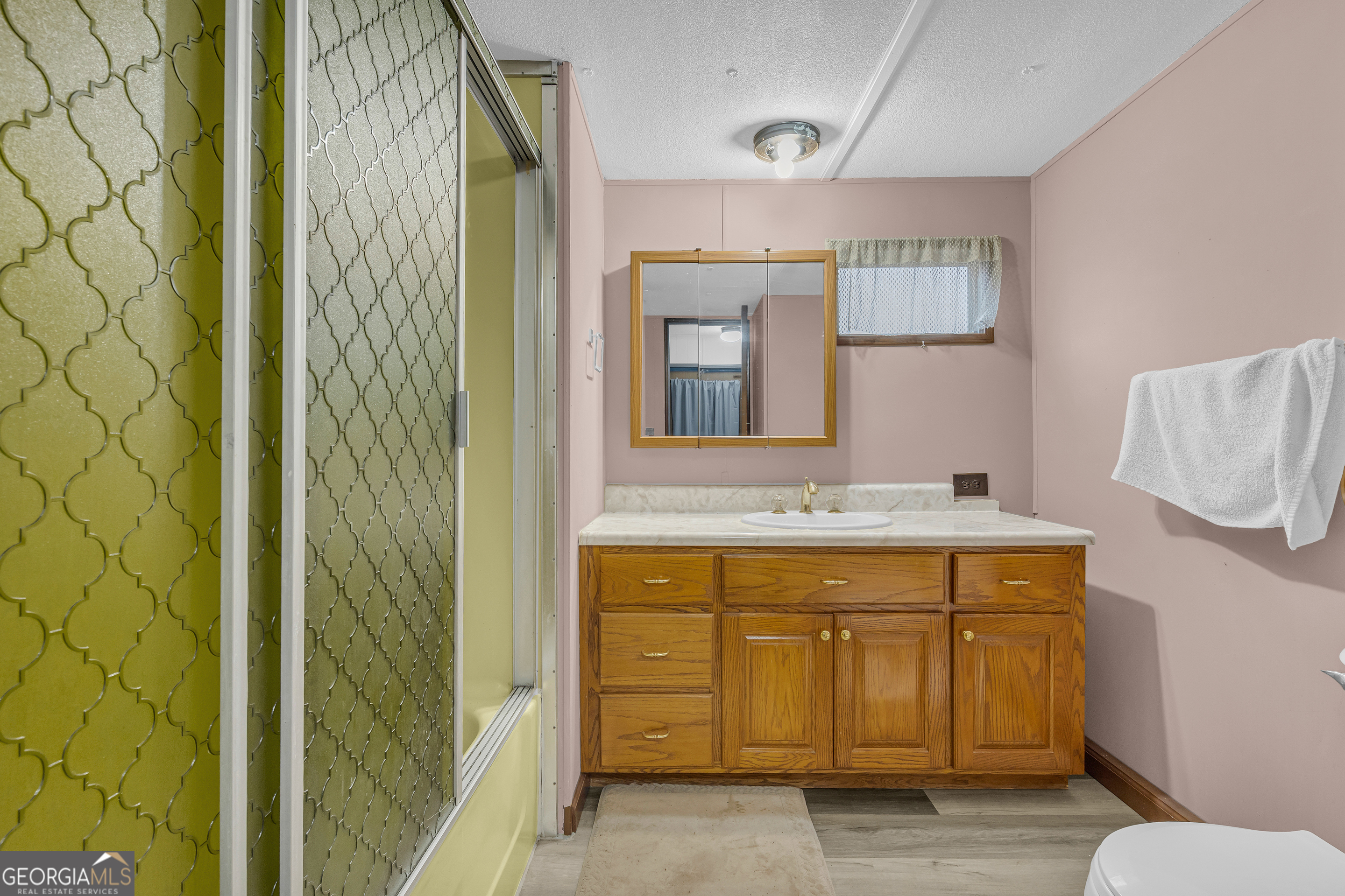 39 Valley View Drive Lavonia, GA 30553 - Photo 19 of 33 a bathroom with a sink and a mirror