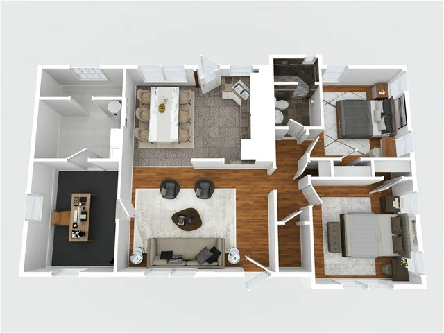 a view of work space