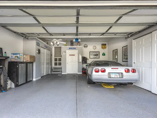 a utility room with storage and utility