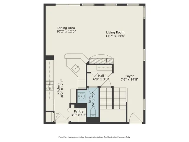 a picture of a wall with a bench