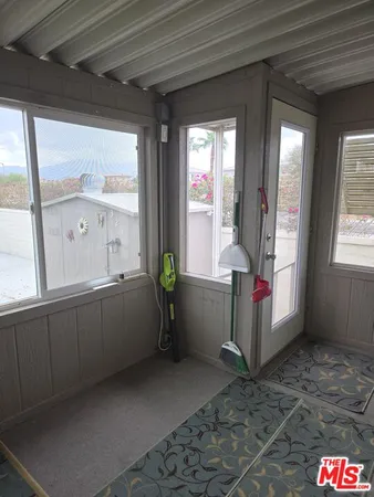 a view of front door
