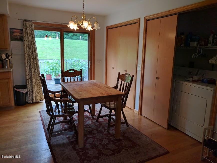 13 A Glendale Middle Road Stockbridge, MA 01262 - Photo 3 of 11 a view of a dining room with furniture window and outside view