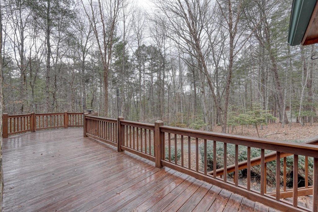 180 Shepherds Ridge Morganton, GA 30560 - Photo 25 of 66 a view of a balcony with wooden floor and fence