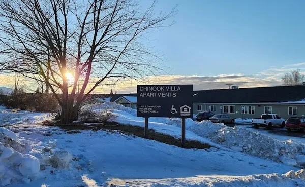 a view of a parking space with city view