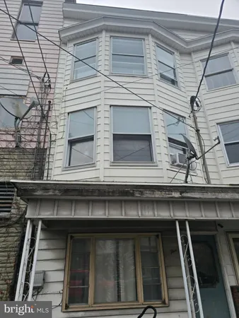 a front view of a building