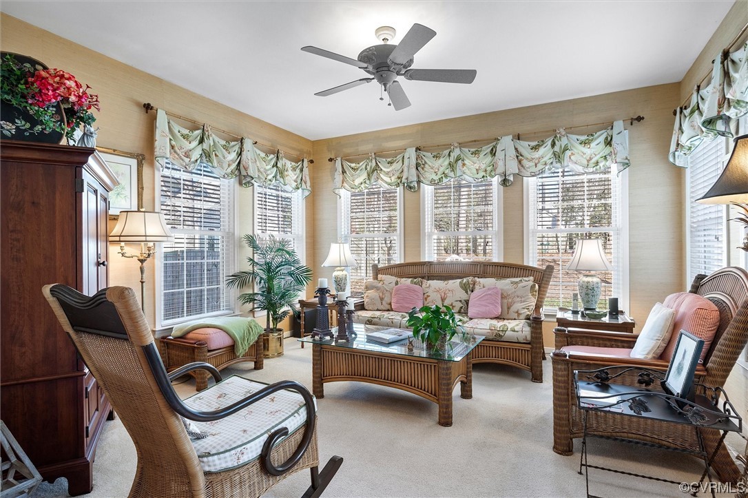 9508 Meadowview Road Henrico, VA 23294 - Photo 17 of 34 a living room with furniture and floor to ceiling windows
