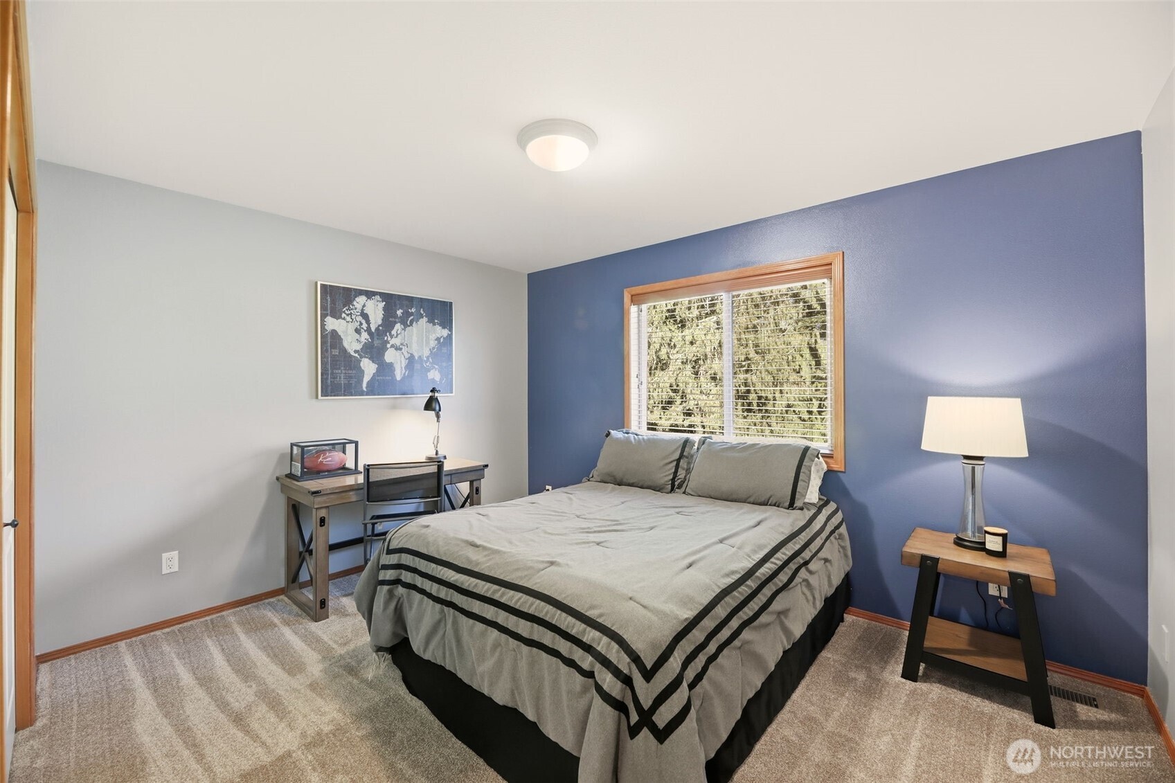 13621 3rd Street Southeast Snohomish, WA 98290 - Photo 27 of 38 a bedroom with a bed table and a window