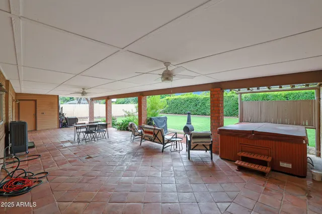 a view of a house with sitting area