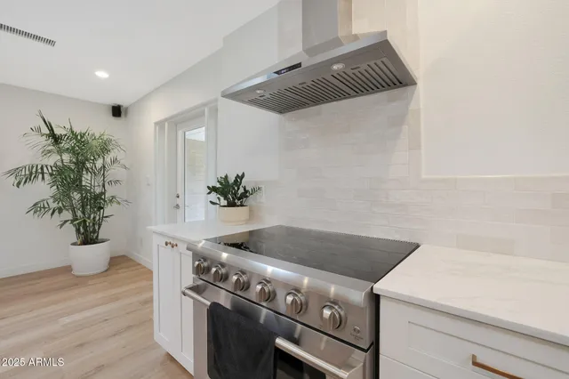 a close view of stove top oven