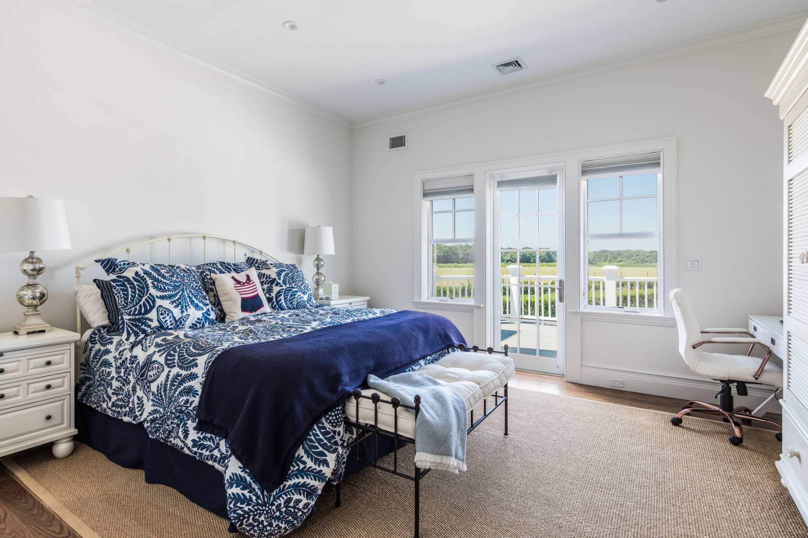 170 Scuttle Hole Road Water Mill, NY 11976 - Photo 18 of 35 a bedroom with a bed and a window