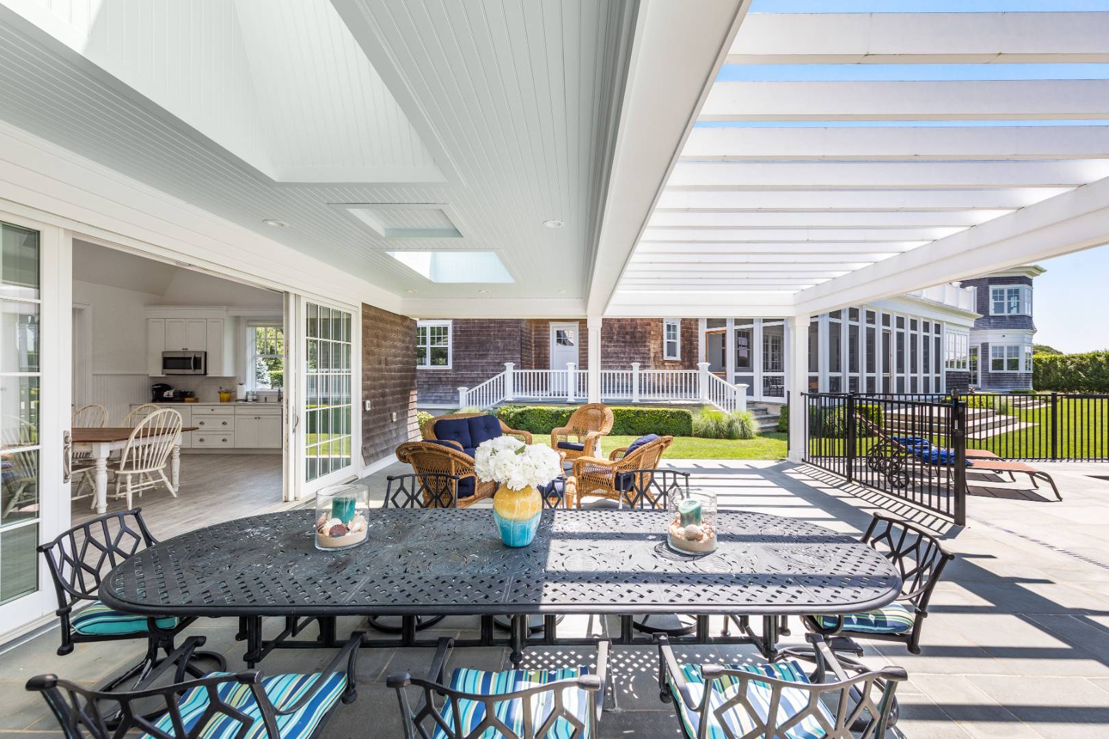 170 Scuttle Hole Road Water Mill, NY 11976 - Photo 22 of 35 a view of a dining room and livingroom view