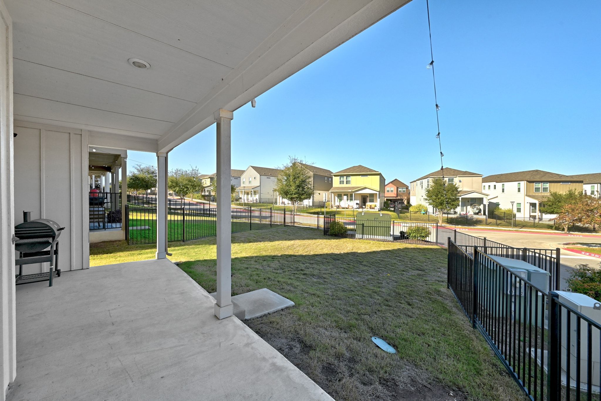 7416 Travertine Spring Drive, Unit 149 Austin, TX 78744 - Photo 31 of 36 a view of swimming pool with outdoor seating