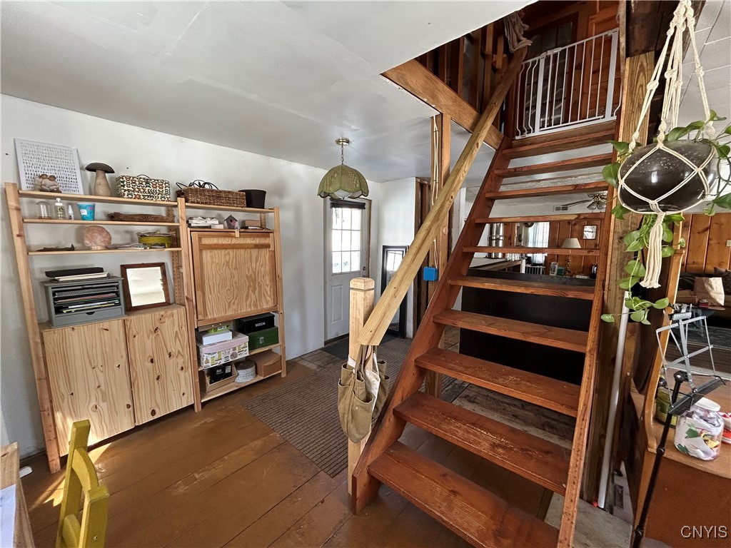 8611 Elpis Road Vienna, NY 13042 - Photo 13 of 39 Stairs to upstairs