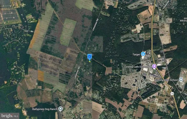 an aerial view of waterside residential houses