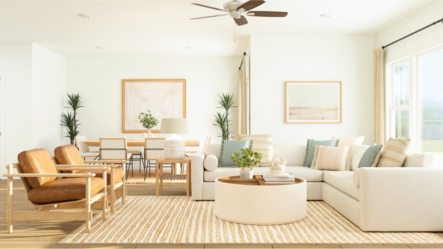 1010 Springtime Avenue, Unit 130 Clovis, CA 93619 - Photo 6 of 18 a living room with furniture and a large window