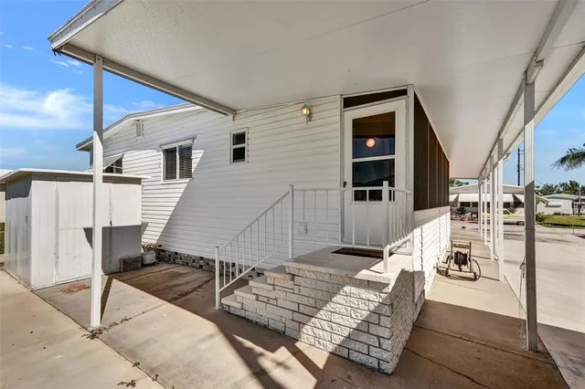 a view of an outdoor space with seating area