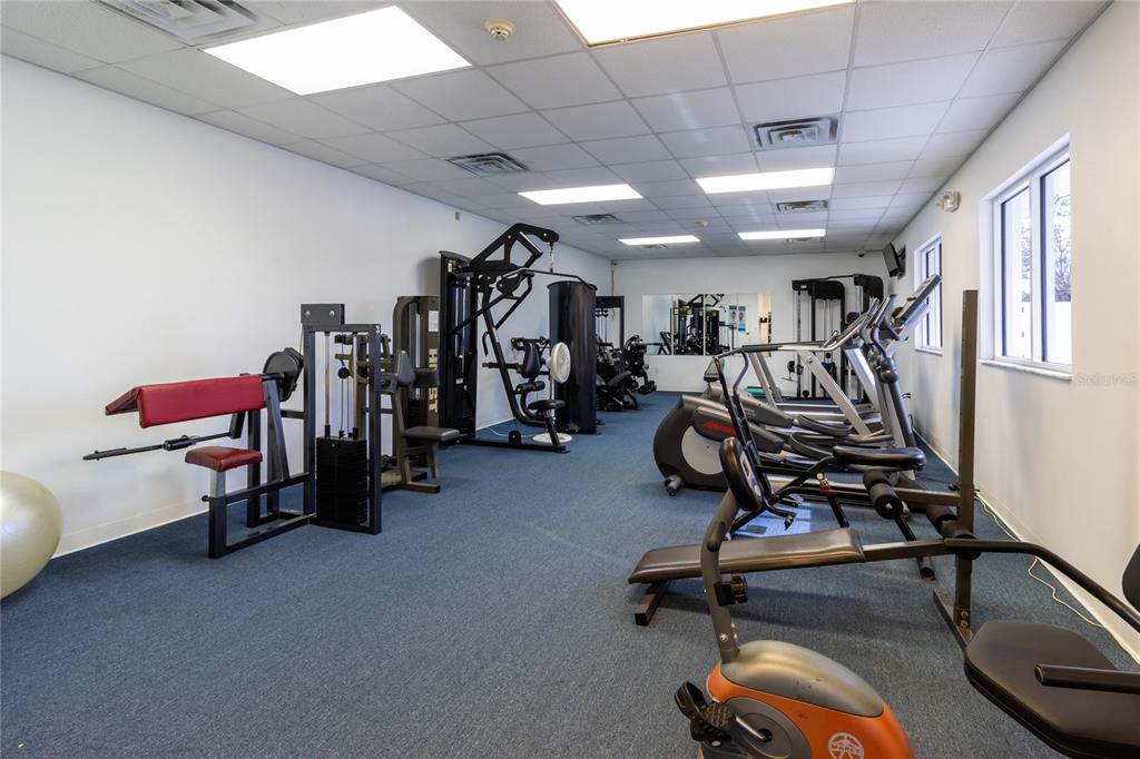 10315 Cortez Road West, Unit 19H Bradenton, FL 34210 - Photo 36 of 45 a view of a room with gym equipment