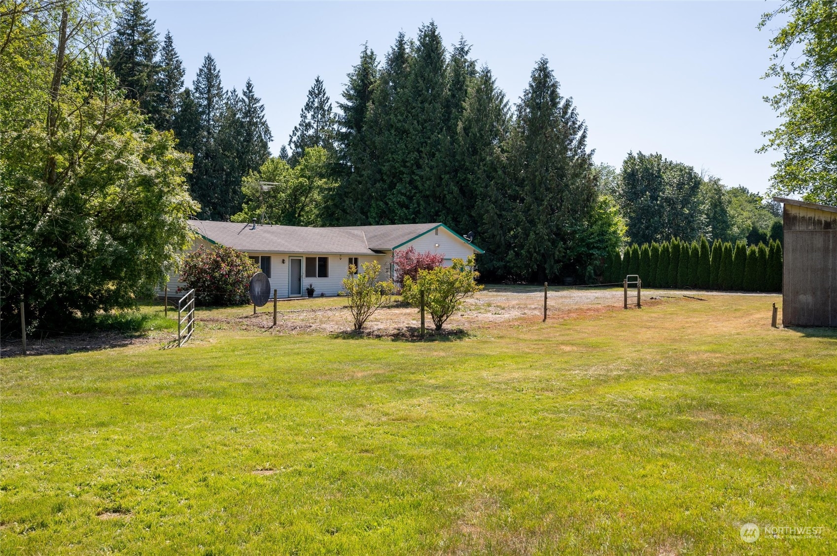 8879 Stein Road Custer, WA 98240 - Photo 3 of 22 a swimming pool view with a outdoor seating