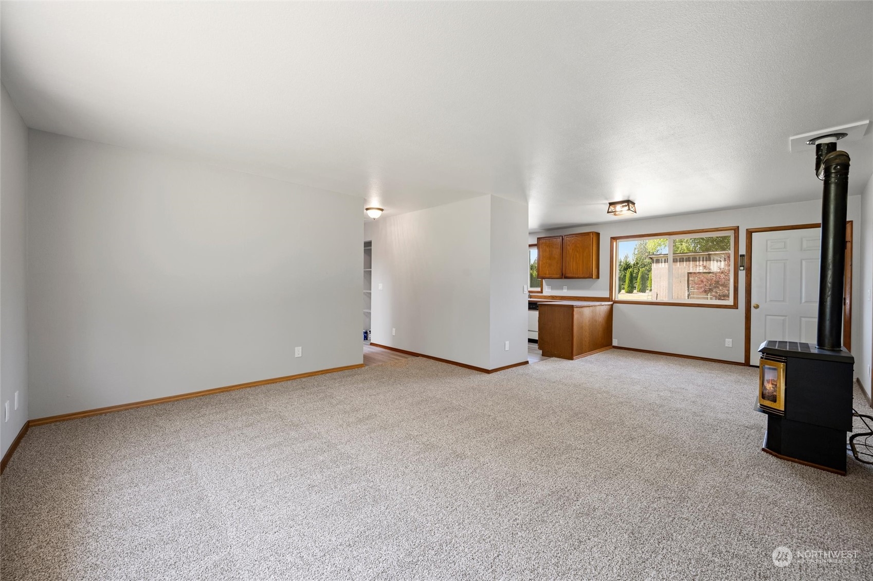 8879 Stein Road Custer, WA 98240 - Photo 8 of 22 an empty room with windows and closet