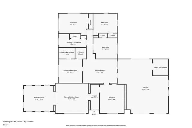$599,900 | 5021 Augusta Road, Garden City, GA 31408