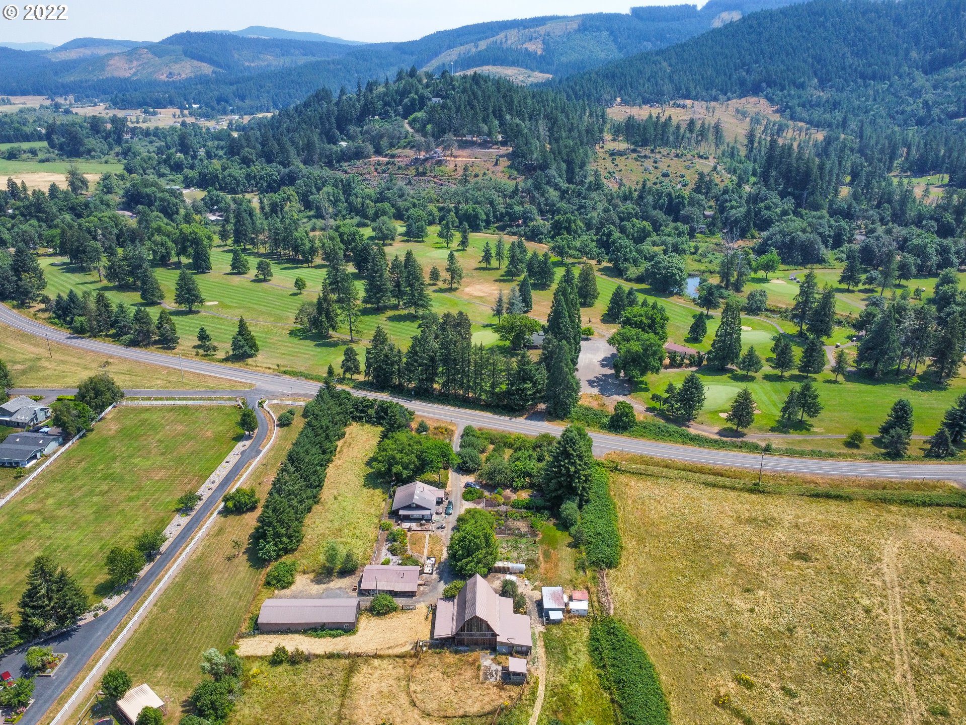 90550 Marcola Road Springfield, OR 97478 - Photo 30 of 32 Drone View/UAV