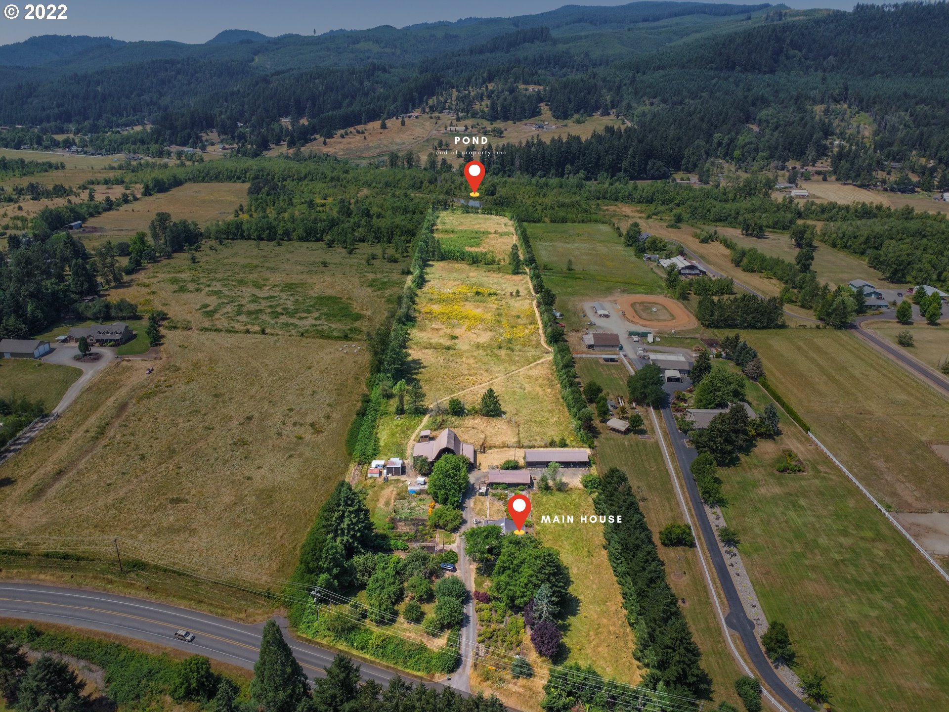 90550 Marcola Road Springfield, OR 97478 - Photo 3 of 32 Drone View/UAV