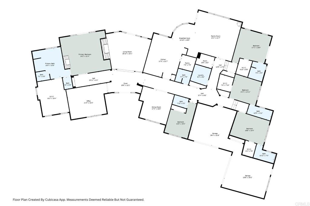 16122 Via Del Alba Rancho Santa Fe, CA 92067 - Photo 32 of 33 main residence floor plan