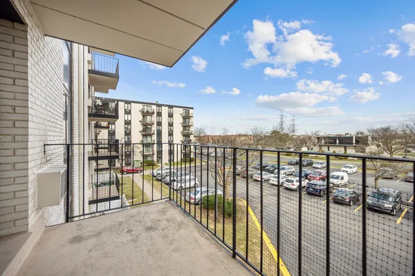 a view of a balcony