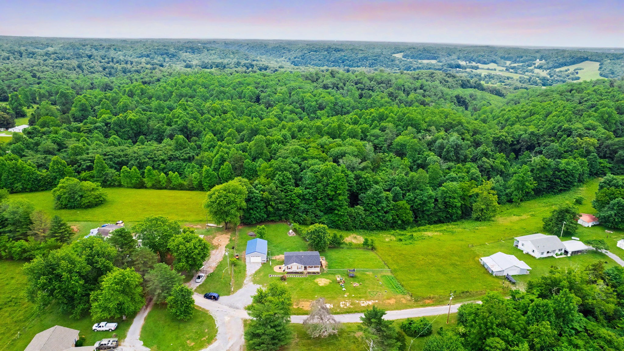 133 Cleveland Road Wartrace, TN 37183 - Photo 22 of 23 a view of a lush green forest with houses