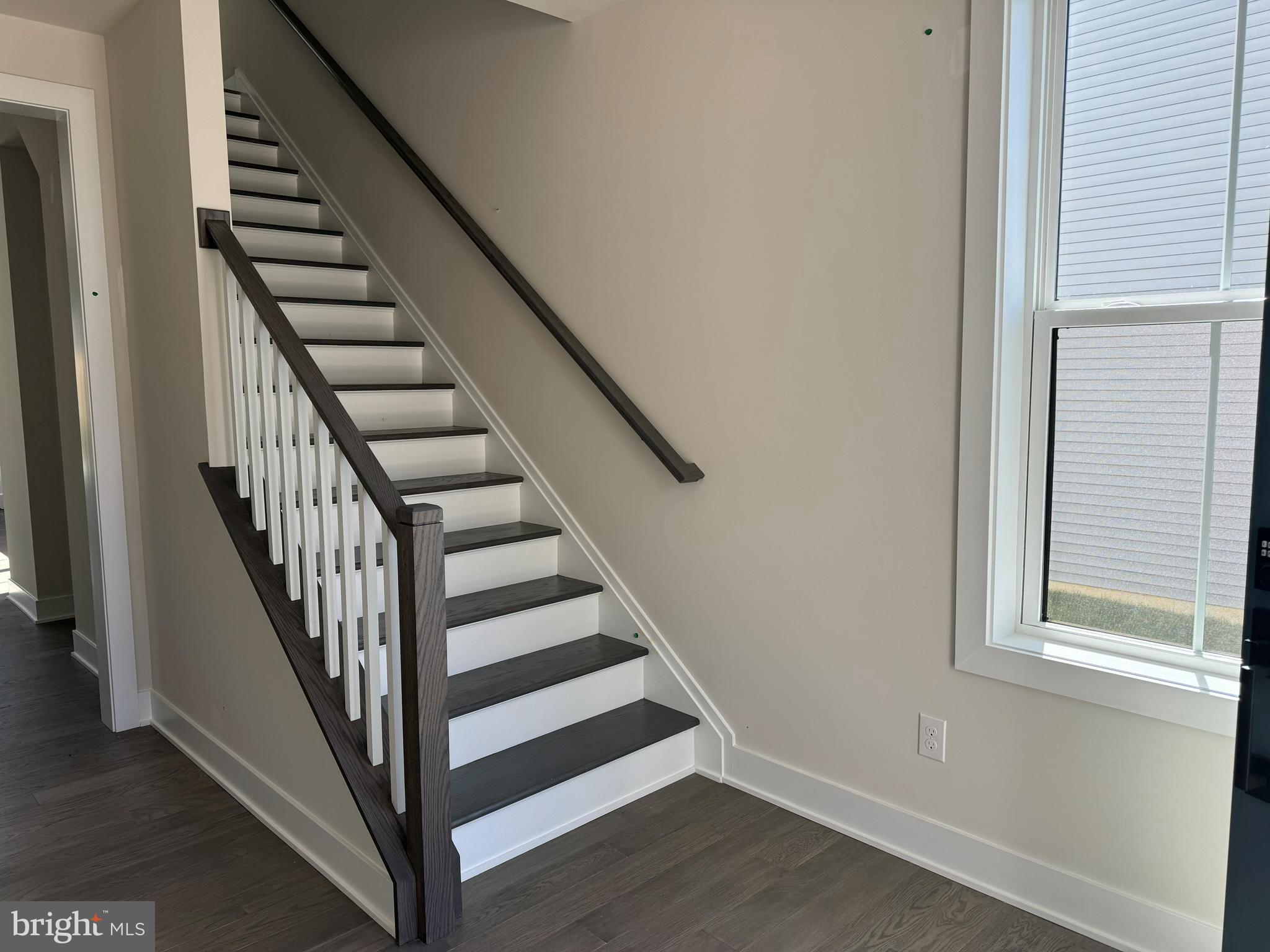 Foyer with Oak Stairs
