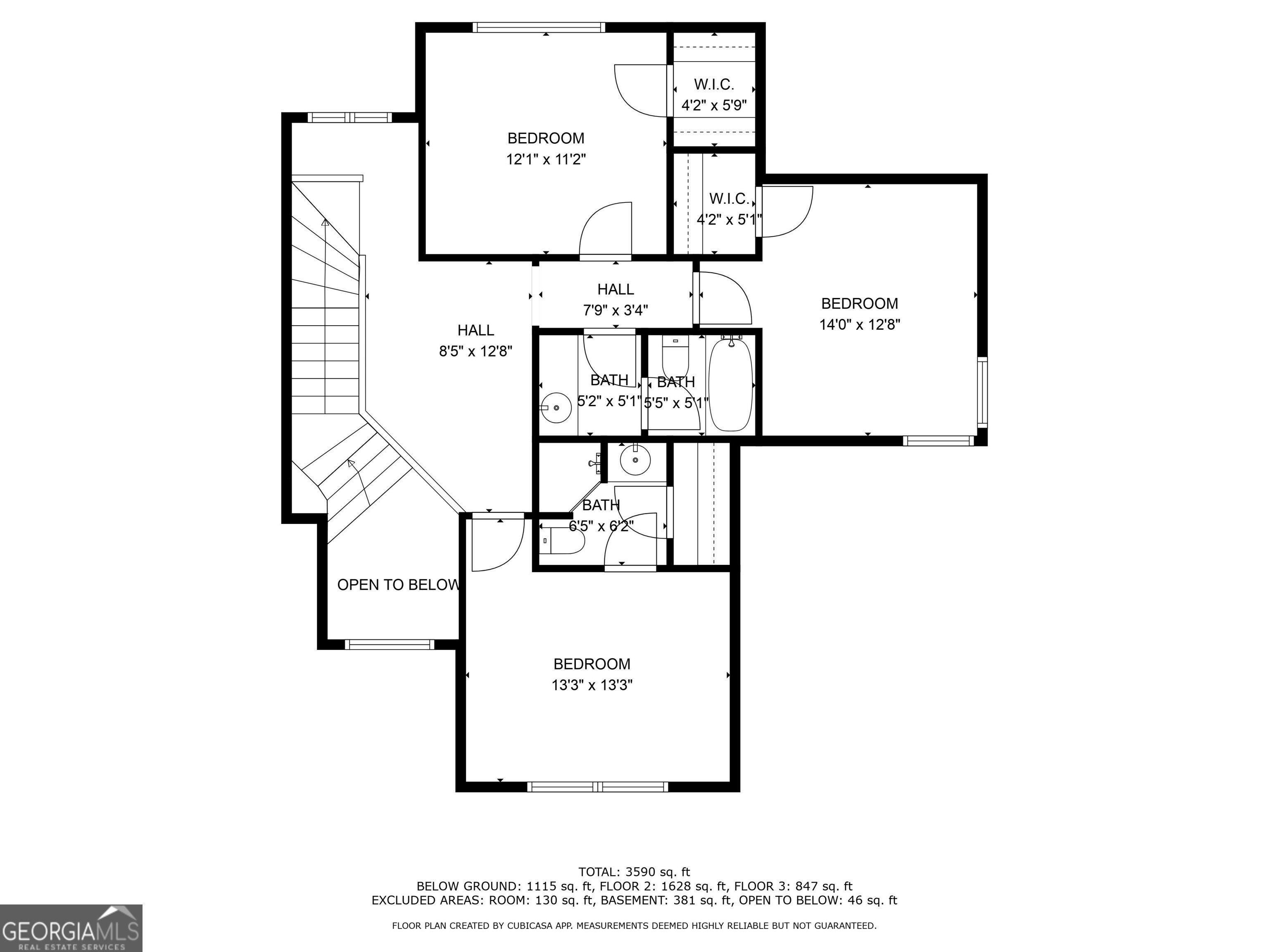643 Old Greenville Road Fayetteville, GA 30215 - Photo 58 of 59 a picture of a floor plan