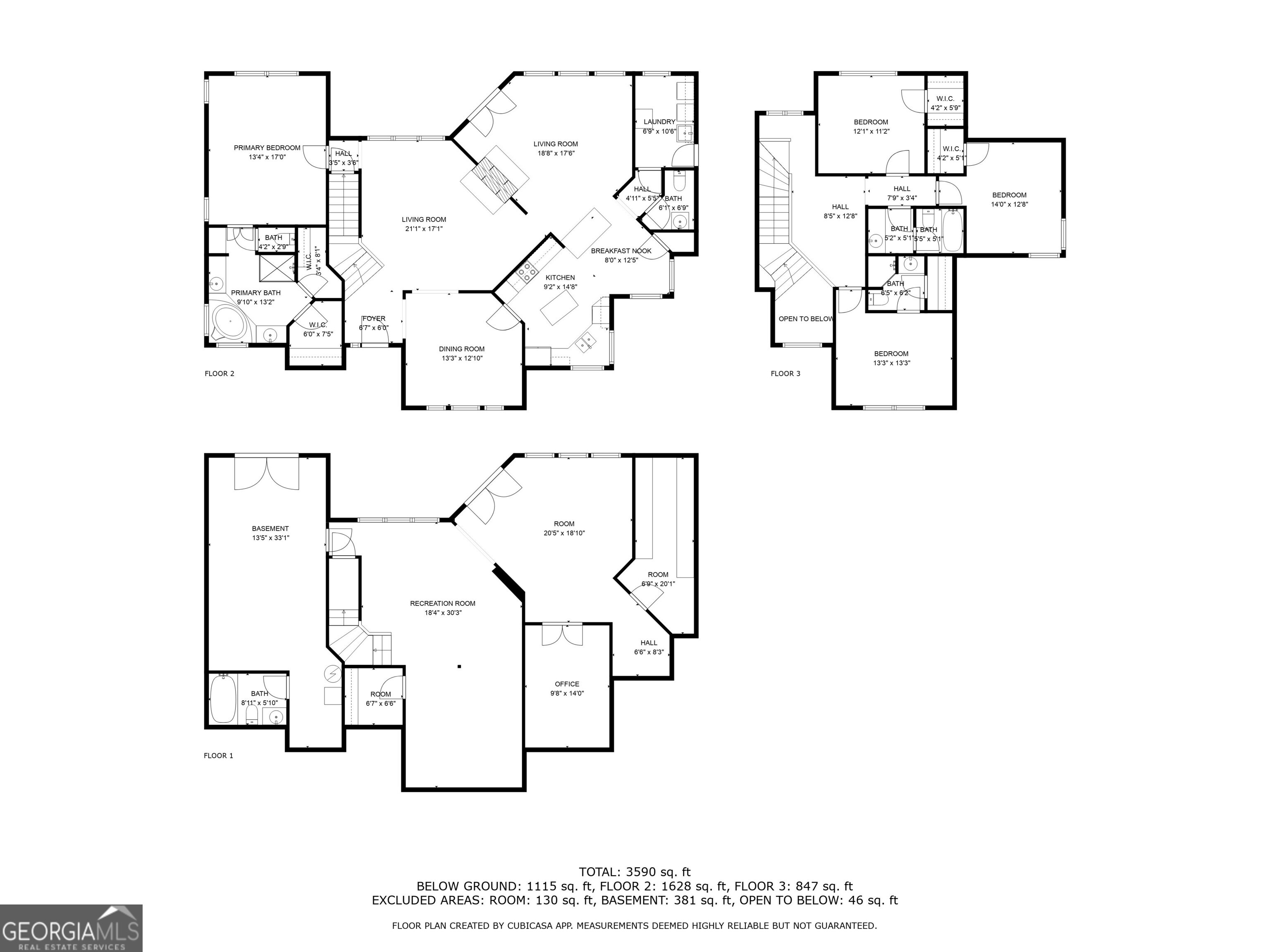 643 Old Greenville Road Fayetteville, GA 30215 - Photo 59 of 59 a picture of floor plan